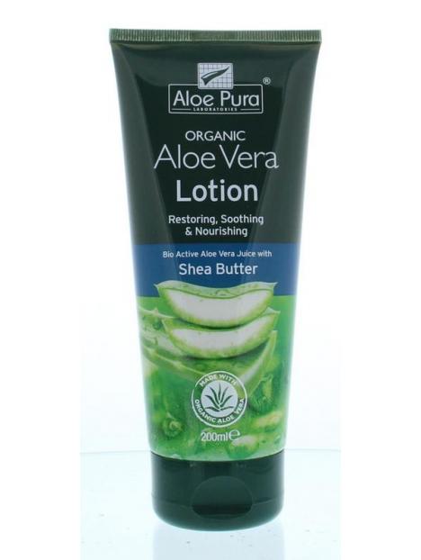 Aloe pura organic aloe vera lotion