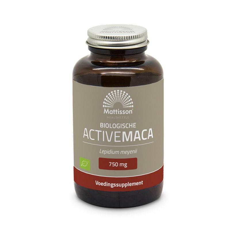 Biologische Active maca 750 mg bio