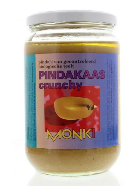 Pindakaas crunchy met zout eko bio