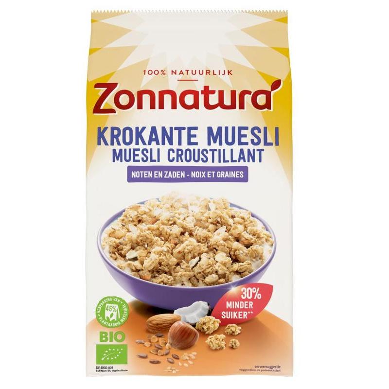 Krokante muesli noten & zaden bio