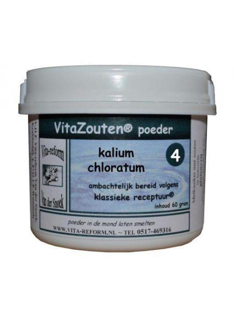 Kalium muriaticum/chloratum poeder Nr. 04