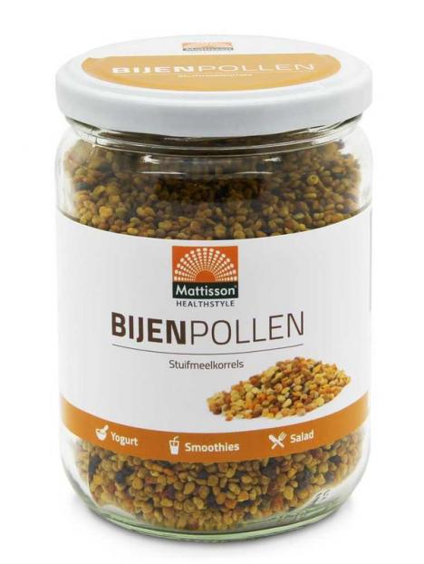 Bijenpollen stuifmeelkorrels raw