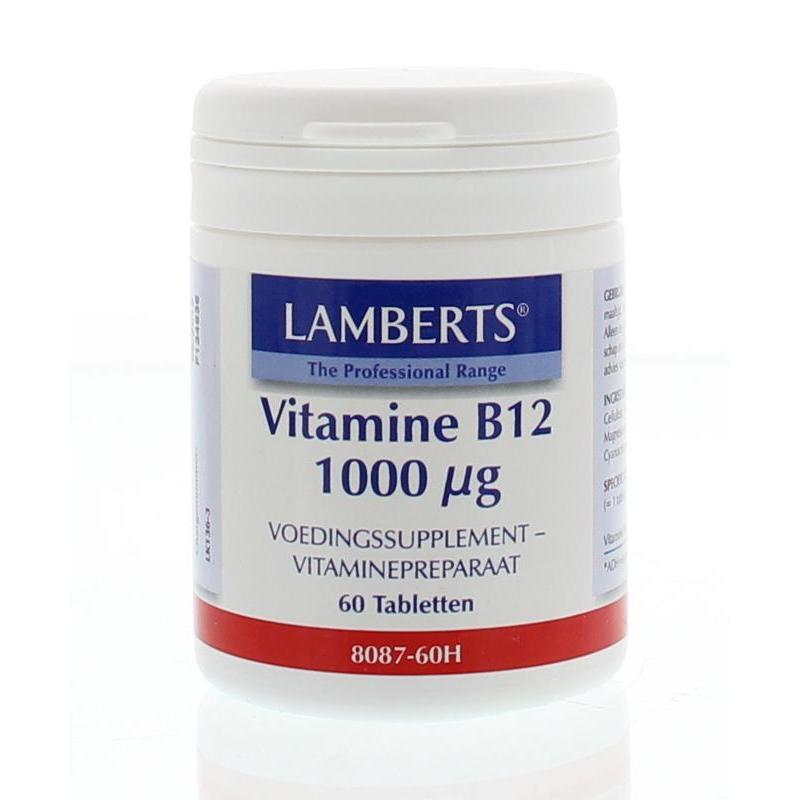 Vitamine B12 1000 mcg (cyanocobalamine)