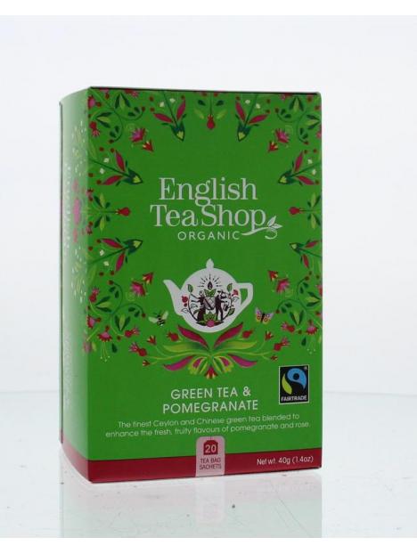 Green tea pomegranate bio