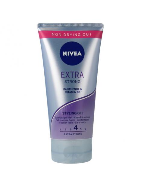 Hair care styling gel extra sterk