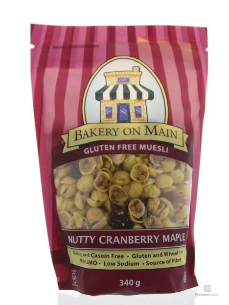 Muesli nutty cranberry