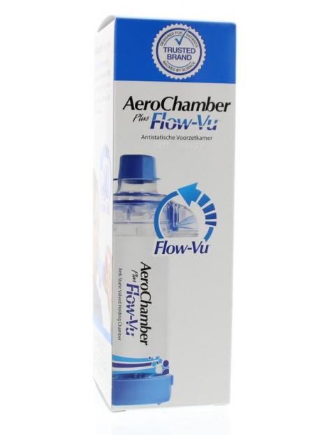 Aerochamber + flow VU mondstuk blauw