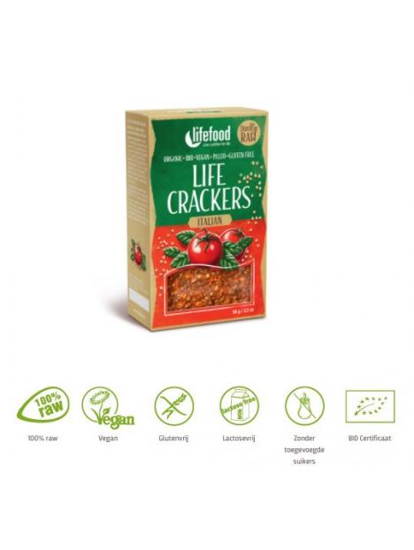 Life crackers Italiaans bio