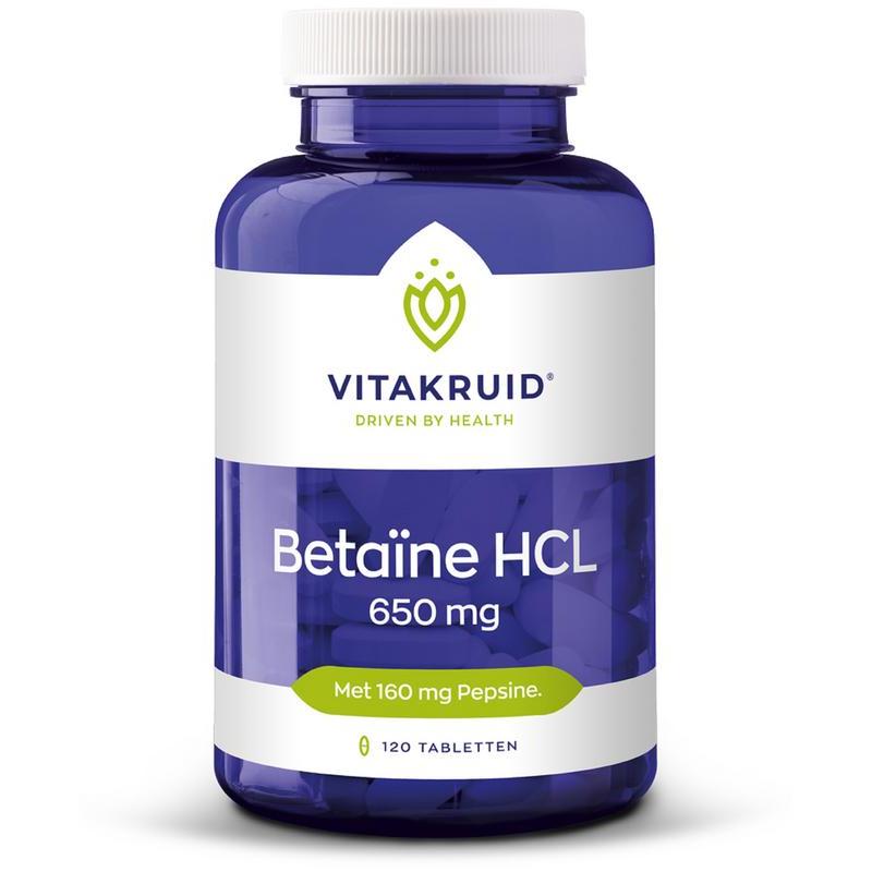 Betaine HCL 650 mg & pepsine 160 mg