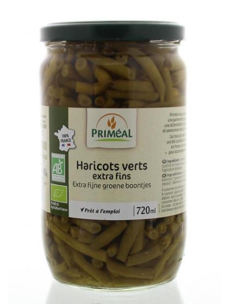 Haricots verts sperziebonen extra fijn bio