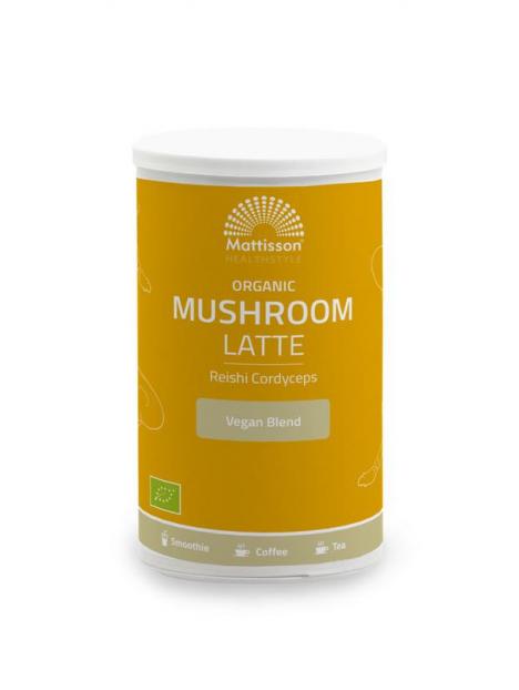 Latte mushroom reishi - cordyceps bio