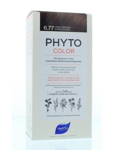 Phytocolor marron clair cappuccino 6.77