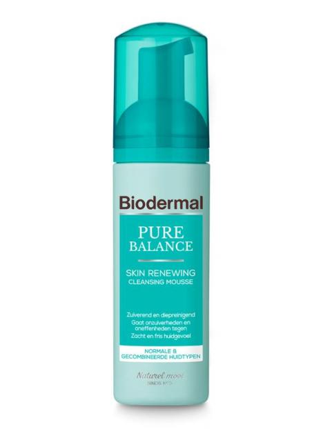 Pure balance renewing cleansing mousse