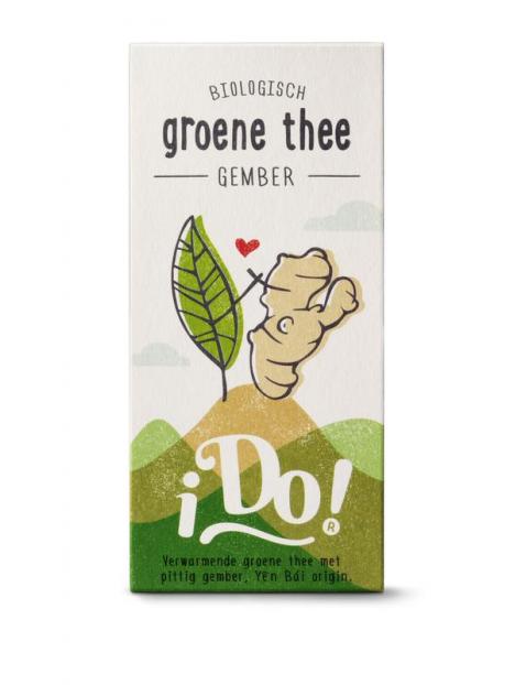 Groene thee gember bio