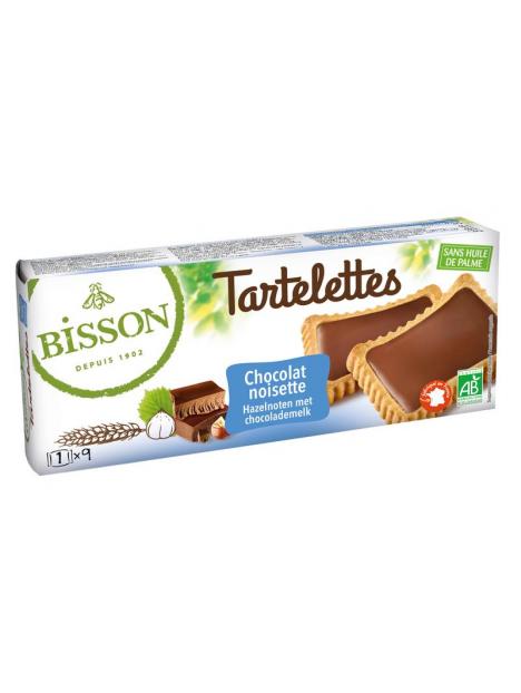 Tartelette chocolade hazelnoot bio