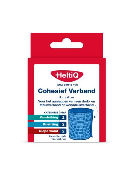 Cohesief verband 4 m x 6 cm