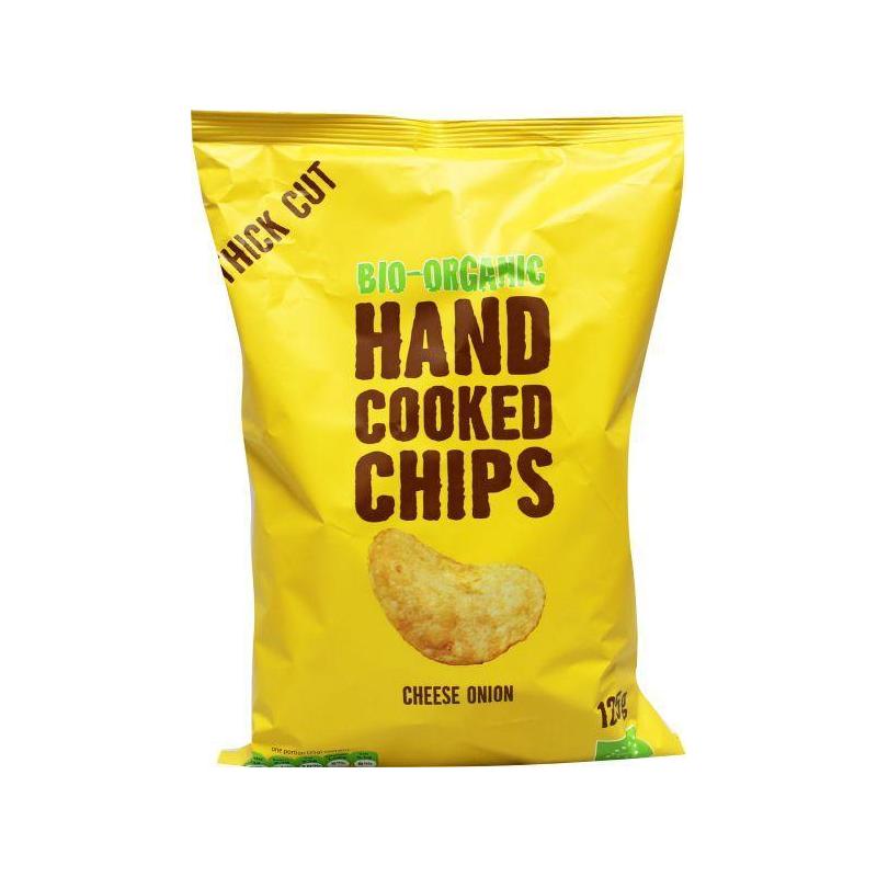 Chips handcooked kaas & ui bio