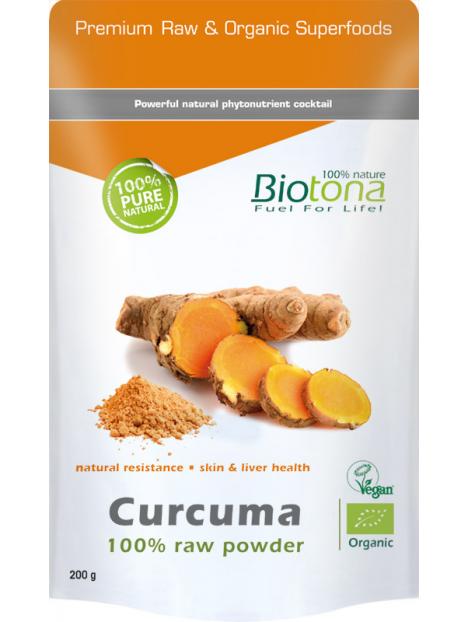 Curcuma raw powder bio