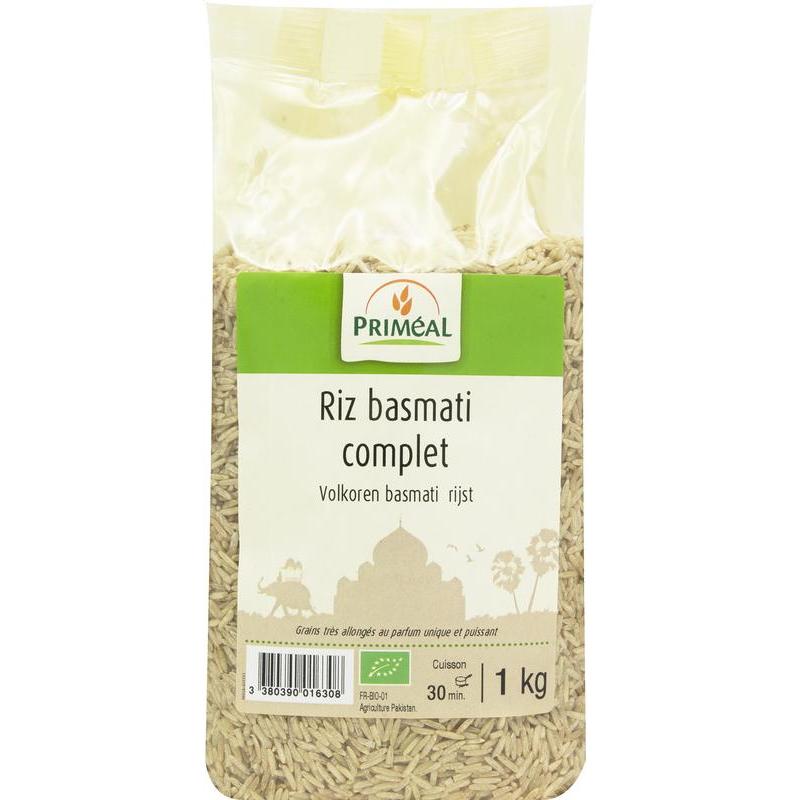 Volkoren basmati rijst bio