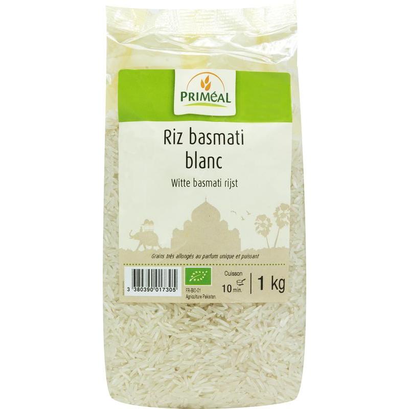 Witte basmati rijst bio