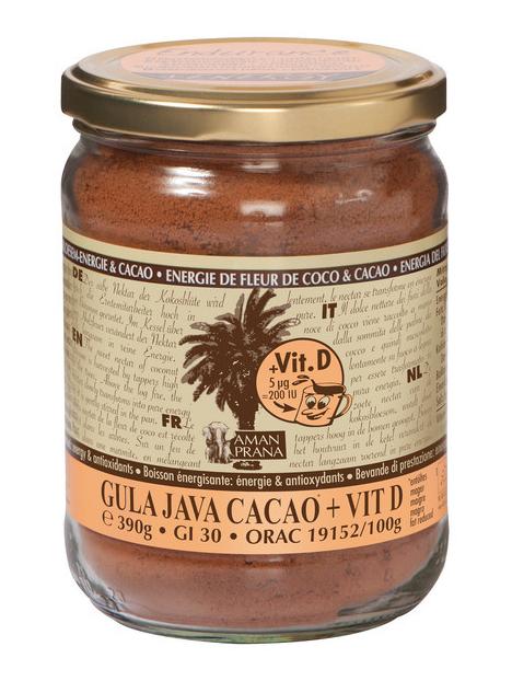 Gula java cacao + vitamine D bio