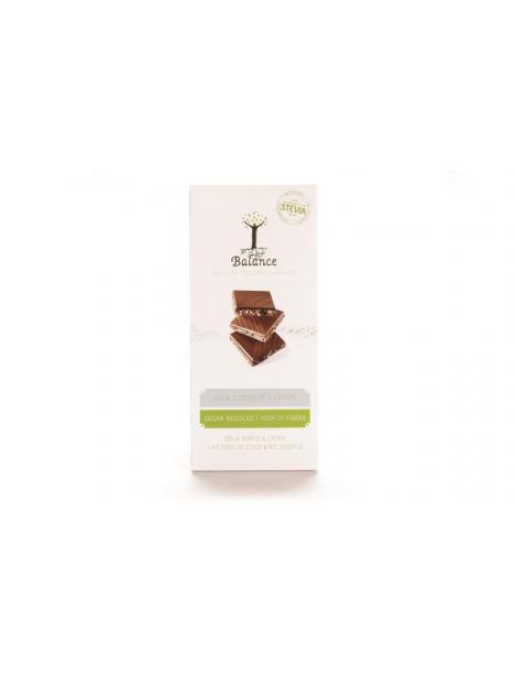 Choco stevia tablet melk/kokoscreme