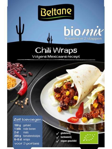 Chili wraps kruiden bio