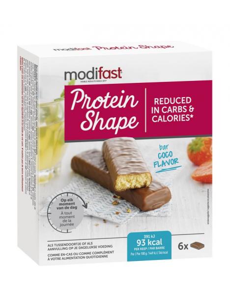 Protein shape reep chocolade kokos