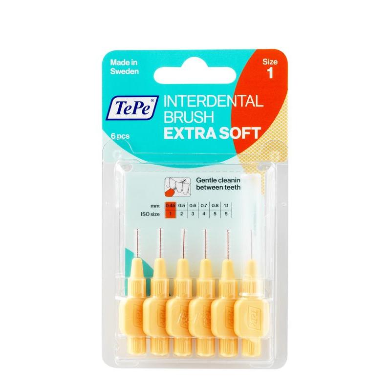 Interdentale rager extra soft 0.45 mm licht oranje