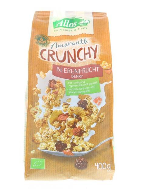 Crunchy amarant rode vruchten bio