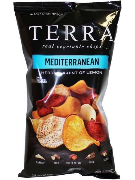 Mediterranean aardappelchips