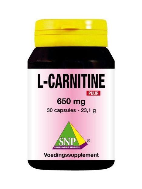 L-Carnitine 650 mg puur