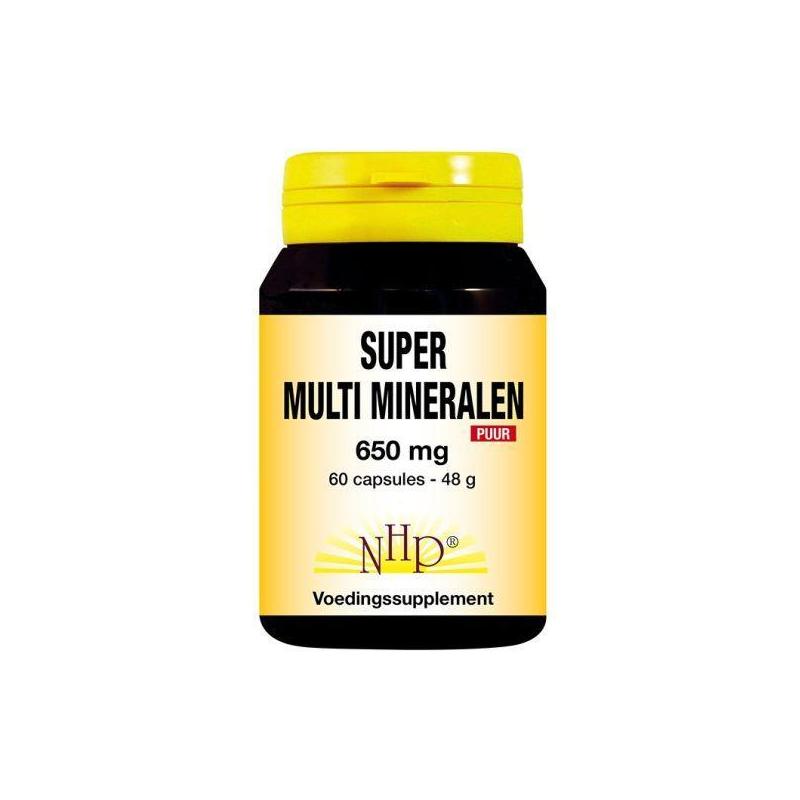 Super multi mineralen 650 mg puur