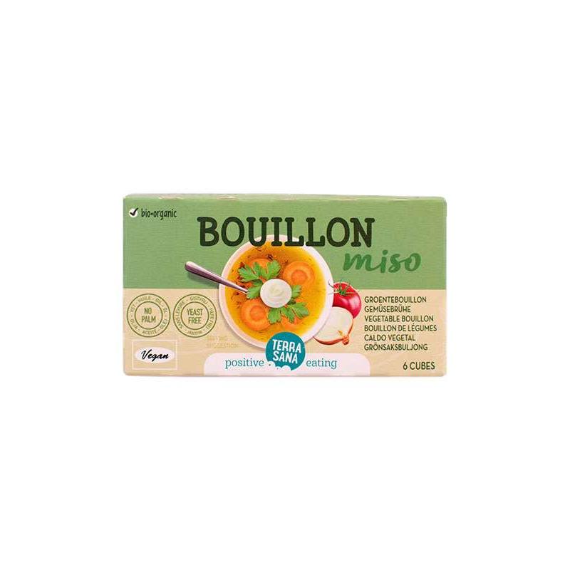 Cubes de bouillon de légumes sans levure bio