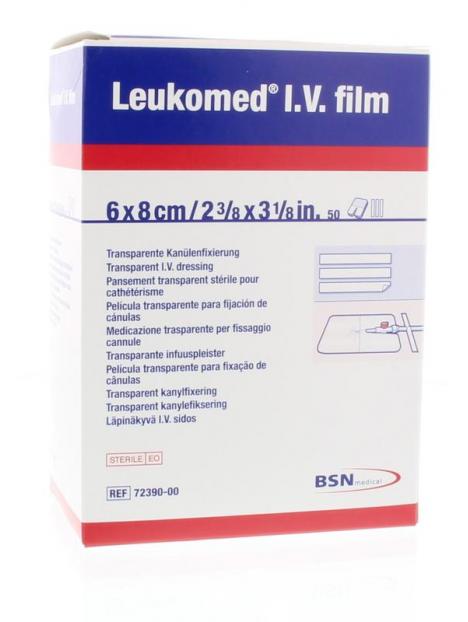 Leukomed IV film 5.8 x 8 cm