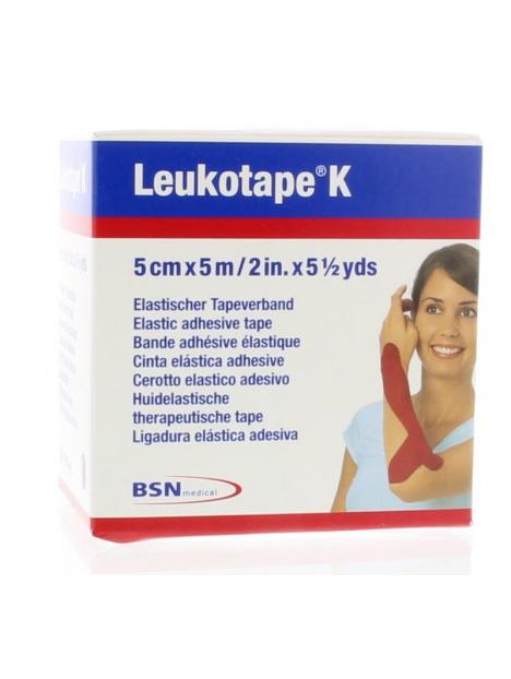 Leukotape K 5 m x 5.0 cm rood