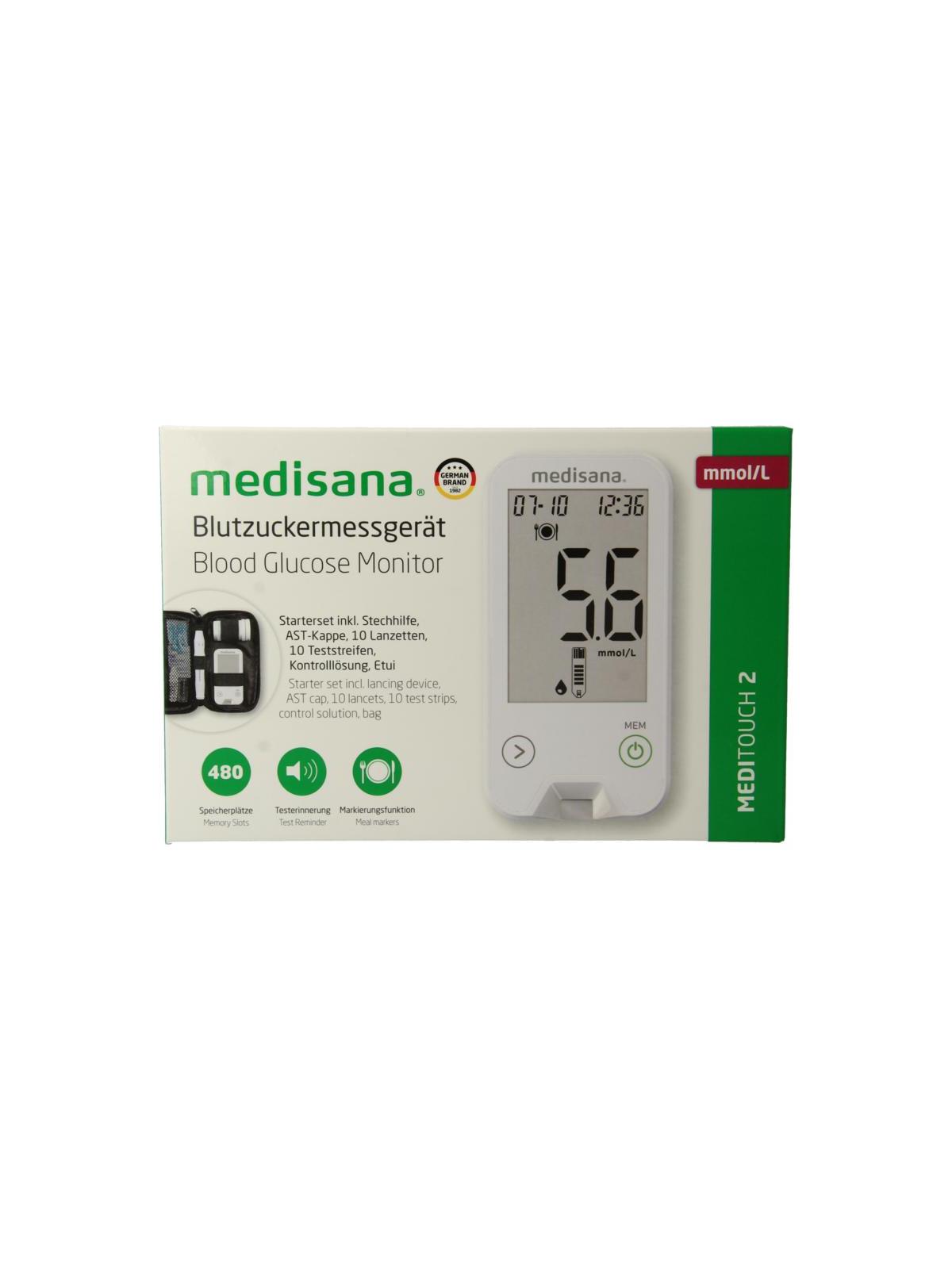 Begeleiden hiërarchie Verlenen Medisana Meditouch 2 glucosemeter USB