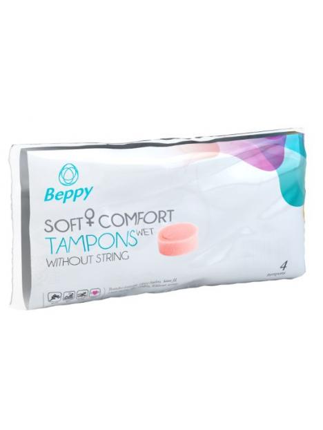 Soft+ comfort tampons wet