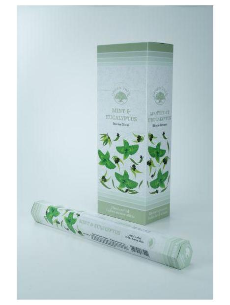 Wierook mint en eucalyptus