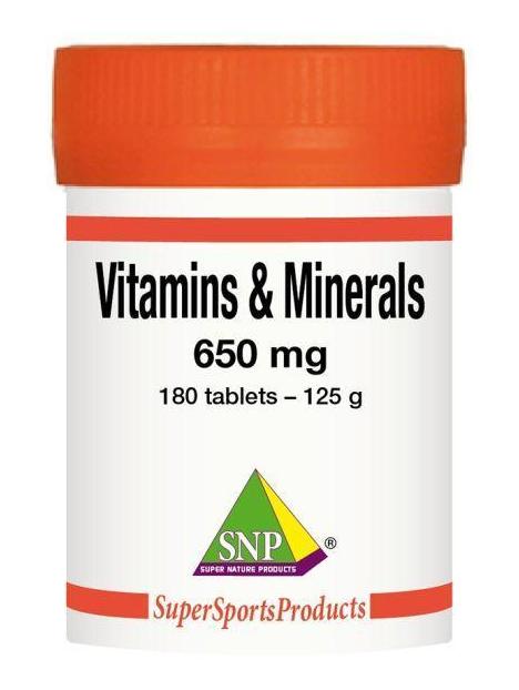 Vitamins minerals complex