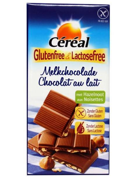 Melkchocolade hazelnoot glutenvrij