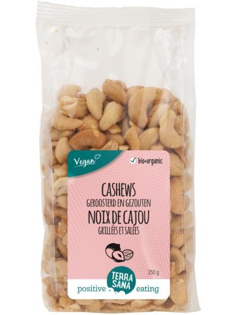 Cashewnoten roasted zout bio