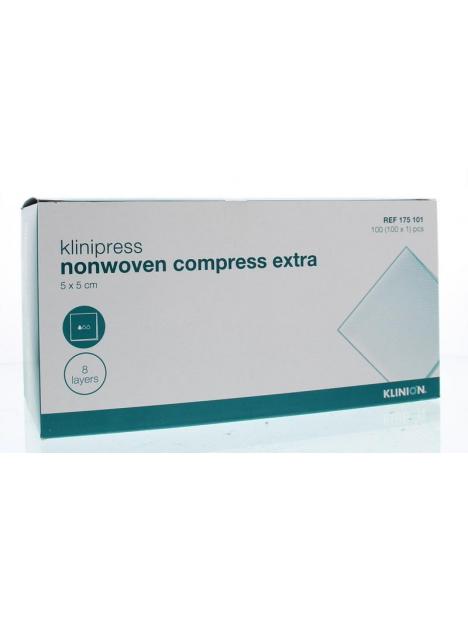 Non-woven compres 5 x 5 cm extra