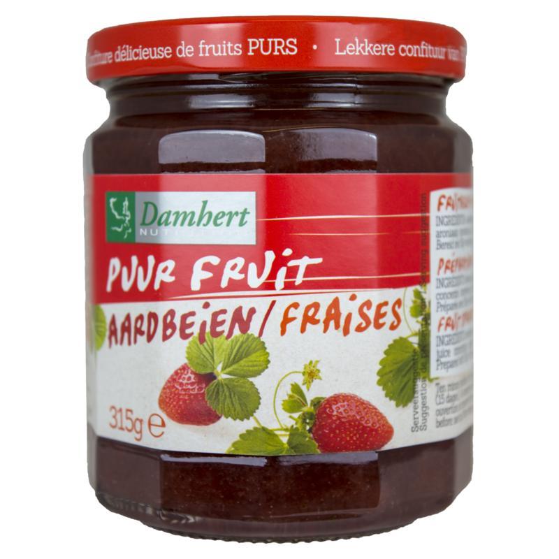 Puur fruit Aardbei confiture