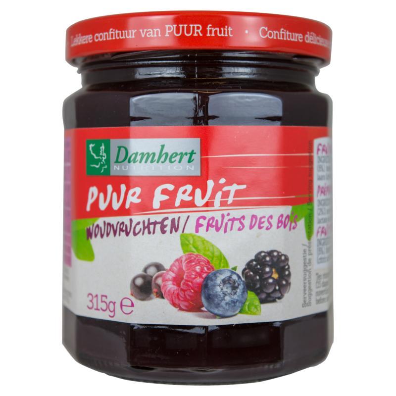 Puur fruit Woudvrucht confiture