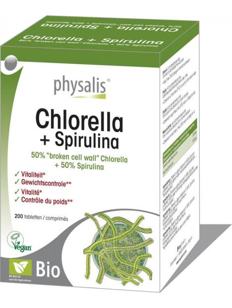 Zich voorstellen Boer Taalkunde Physalis Chlorella & spirulina bio