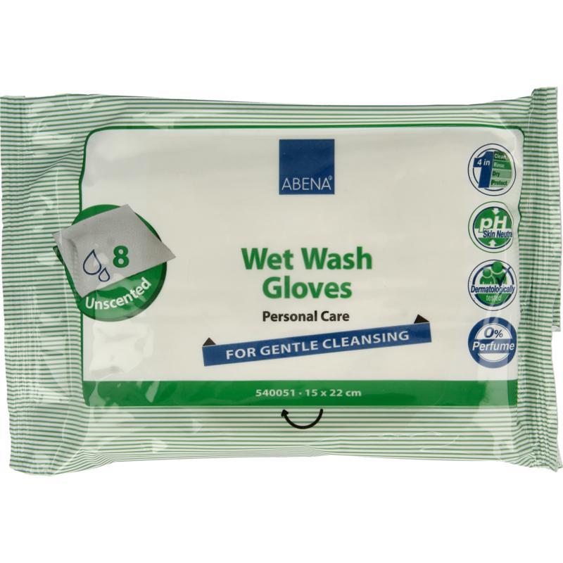 Wet wash washandjes verzorgend