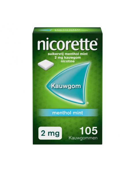 Kauwgom 2 mg menthol mint