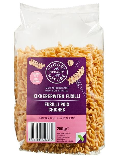 Kikkererwten pasta glutenvrij