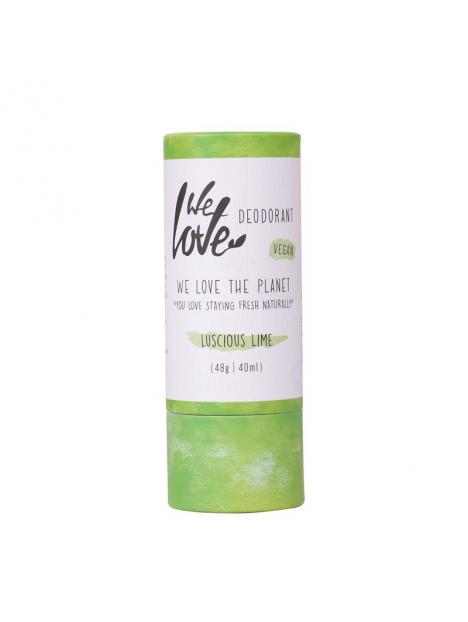 100% Natural deodorant stick luscious lime